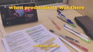 📖📝 [hell week] when productivity was there (up diliman) // uni vlog