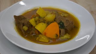 Sopa campesina con carne super deliciosa