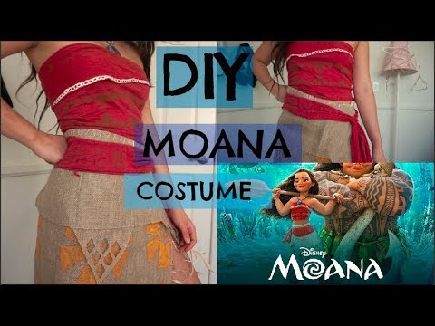 Making My Moana Halloween Costume Diy Youtube