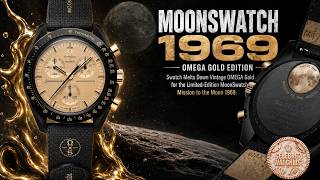 Swatch Melted Vintage OMEGA Gold Into This Limited MoonSwatch!