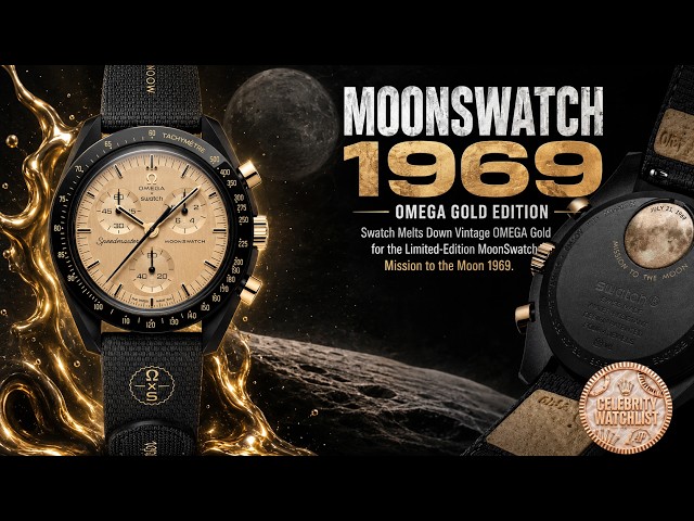 Swatch Melted Vintage OMEGA Gold Into This Limited MoonSwatch