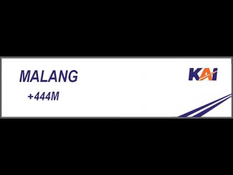 ANNOUNCER VOICE KA GAJAYANA TIBA DI STASIUN MALANG