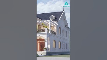 mẫu biệt thự mái thái tân cổ điển siêu đẹp tại Đồng Nai #short - achi 21323