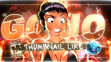 How To Make Thumbnail Like @GOJO In IbisPaintX | AMV Edit Thumbnail Tutorial