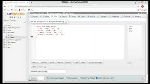 fungsi UPDATE, DELETE,ALTER,DROP dan DESC pada Database | mysql | XAMPP