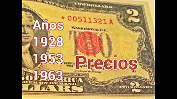 ¿Cuánto vale hoy un billete rojo de $2?