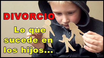 ¿Puede el divorcio causar traumas en un niño?