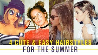 4 Cute & Easy Hairstyles For The Summer | Ashley Tisdale