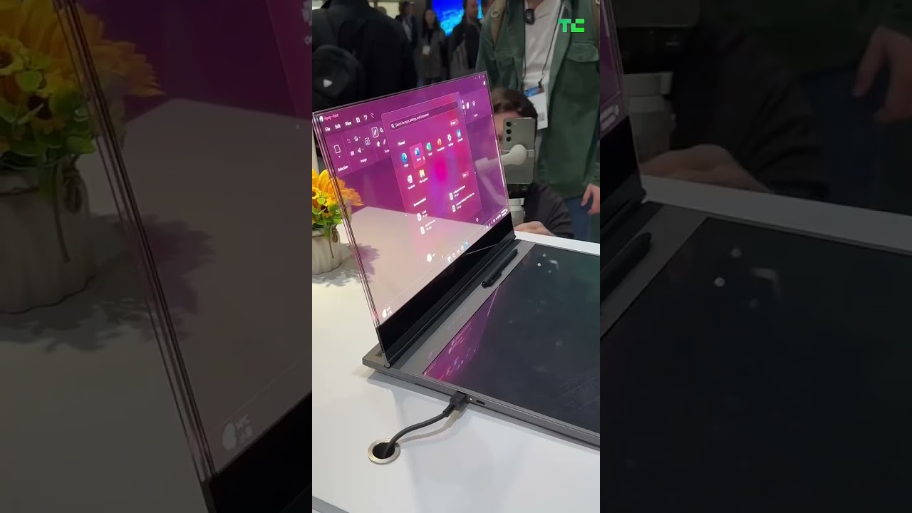 Lenovo’s fully transparent laptop concept   MWC 24   TechCrunch