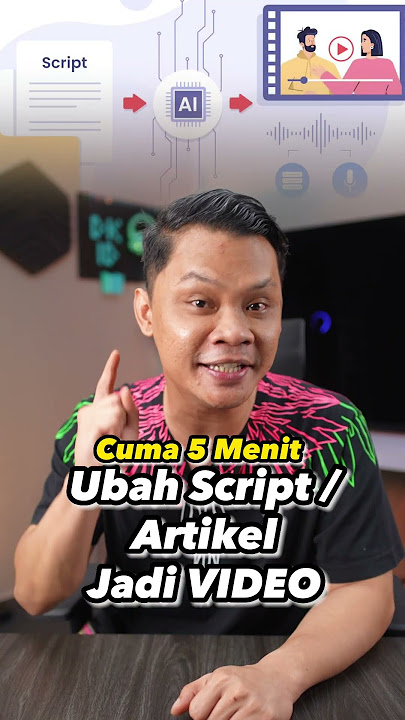 Ubah TEXT jadi VIDEO cuma SEDETIK