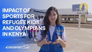 Yusra Mardini on sport s impact on kids and refugee Olympians in Kenya before Pa