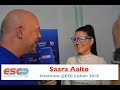 Capture de la vidéo Saara Aalto (Finland) - Interview Eurovision Lisbon 2018 | Esc Radio