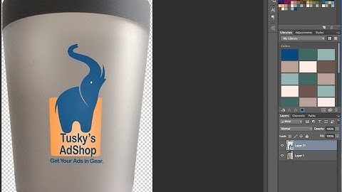 make a branded item smart object mockup in photoshop