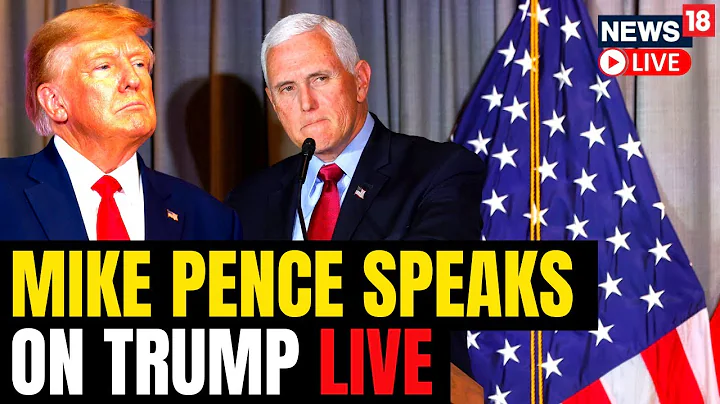 Former Vice President Mike Pence Speaks On Donald Trump's Indictment LIVE | U.S News LIVE | News18