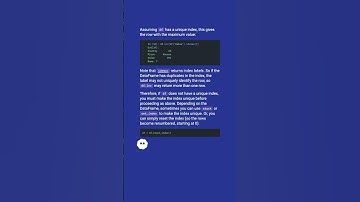 Find maximum value of a column and return the corresponding row values using Pandas #shorts