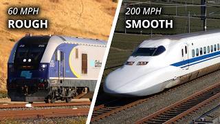 How High-Speed Trains Run So Smoothly At 200 MPH