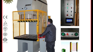 C-frame Deep drawing Hydraulic Press 250 tons with hydraulic cushion