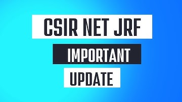 Big Update CSIR NET June 2022,  Important Information CSIR NET 2022 exam postponed? csir net 2022
