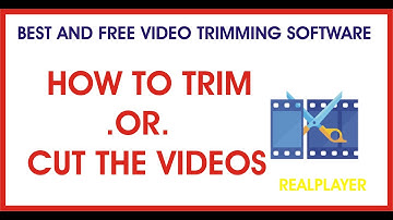 #How to trimming OR cutting videos in RealPlayer ! Hindi ! Urdu