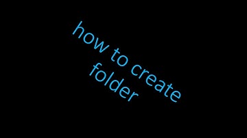 how to create,copy,paste,Rename, delete your folder on computer