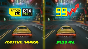 Cyberpunk 2077 | Native 1440P vs DLSS 4K FPS/Graphics Comparison (Patch 1.3)