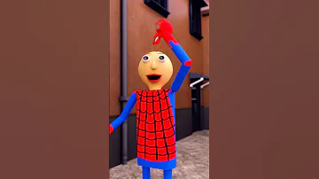 Pacman Baldi And Spiderman The Best Superheroes Ever Shorts 