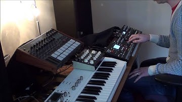 BasstieBoys - Elektron Octatrack | Analog Four Live noodling