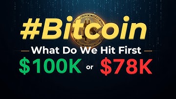 #Bitcoin What Do We Hit First $100K or $78K??!