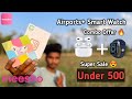 Airport + Smart Watch Combo Offers Only 500₹ In Meesho Full Unboxing &amp; Review 🔥😍