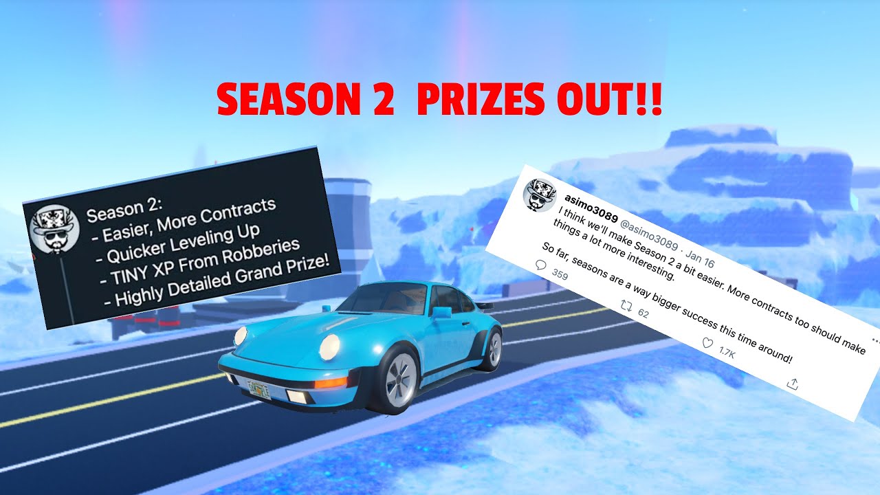 Jailbreak Season 2 Prizes Leaked Youtube