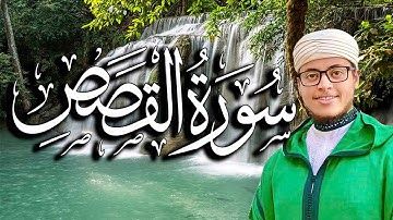 سورة القصص مكتوبة (كاملة) تلاوة هادئة جدا لامثيل لها  💚 برواية ورش عن نافع || القارئ إلياس حجري
