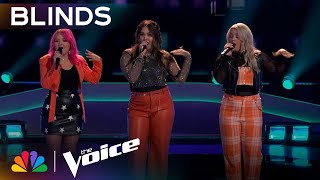 OK3 Secures Four-Chair Turn With "Made You Look" by Meghan Trainor | Voice Blind Auditions | NBC image