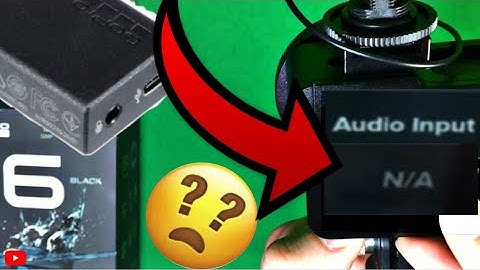 GOPRO 5/6 External Mic Adapter Issues