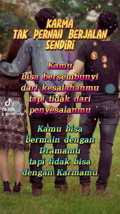 karena karma itu ada #sholawat #doa #kliniksehat