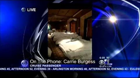 Carrie Burgess - CBS-11 Carnival Triumph