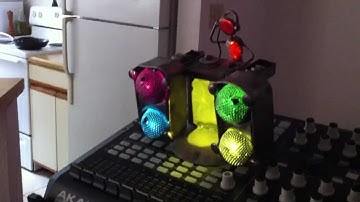 Projection mapping test with Resolume Avenue and Madmapper