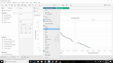 Tableau Tutorial - How to create a Performance to Plan chart - Part 2