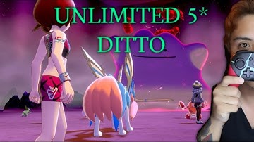 How to catch UNLIMITED 5 star Ditto - Pokemon Sword / Shield