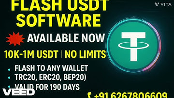Flash USDT Software 2025 | Send & Transfer Unlimited USDT Instantly | TRC20 | ERC20 | BEP20