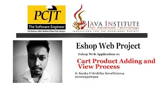Eshop web application 28 (cart Product Adding and View Process)