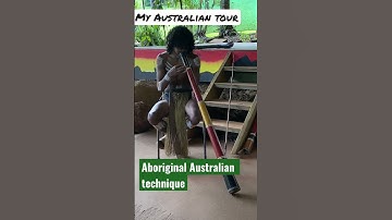 Thumbnail of Didgeridoo playing||Bhavani||nurture5||Australia trip 23|| #shorts