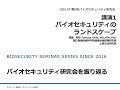 バイオセキュリティのランドスケープ：バイオセキュリティ研究会を振り返る