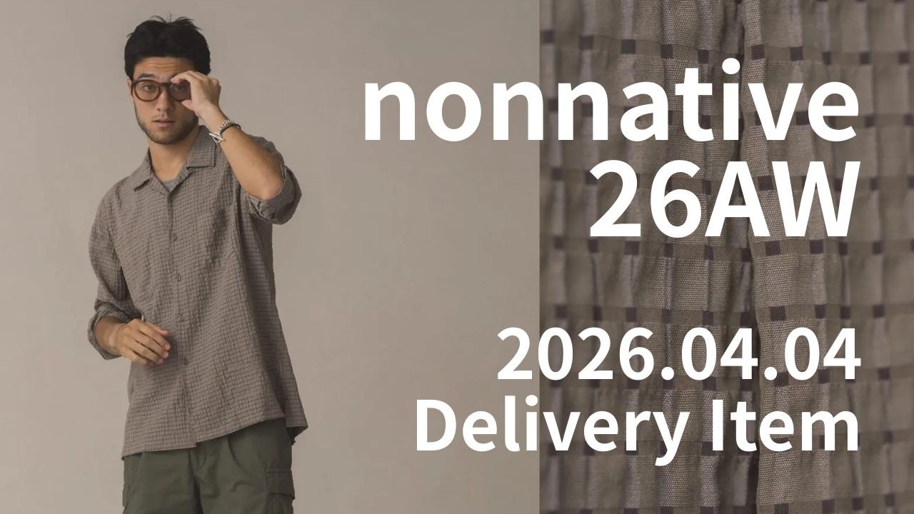 ノンネイティブ 2026SS 4月4日発売アイテム - YouTube