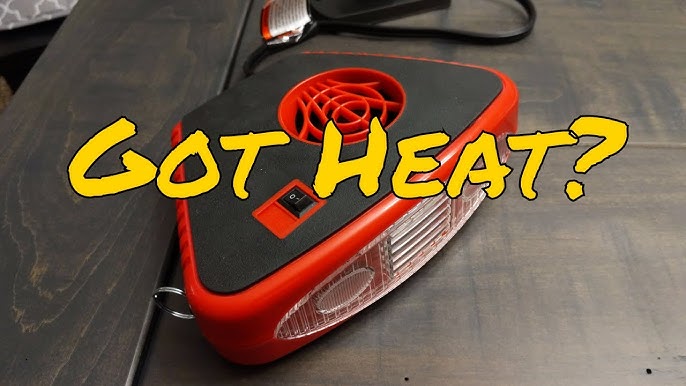 ROADSHOCK 12V Auto Heater / Defroster with Light for $9.99