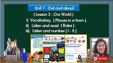 Get Smart Plus 3: Unit 7, Out and about. Lesson 3: Our world.