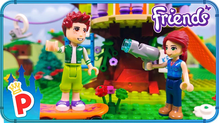 ♥ LEGO Friends Mia TREE HOUSE Build with Daniel