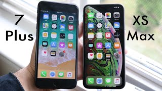 iPHONE XS MAX Vs iPHONE 7 PLUS! (Should You Upgrade?) (Review)