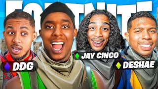 Dub, DDG, Jay Cinco & Deshae Frost Play Fortnite.. (worst squad ever)