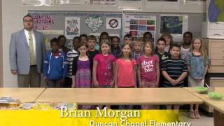 Brian Morgan Duncan Chapel Elementary Greenville County Schools 12-13 Top 10 Teacher