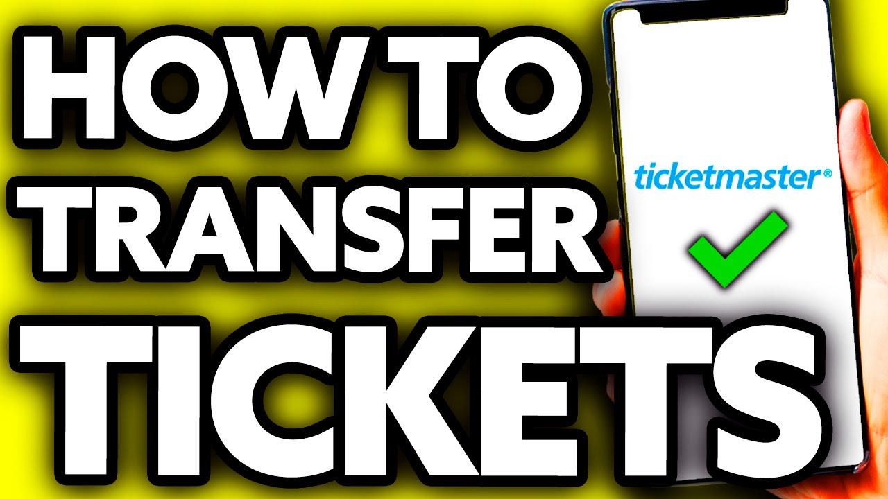 How To Transfer Tickets on Ticketmaster 2024 YouTube